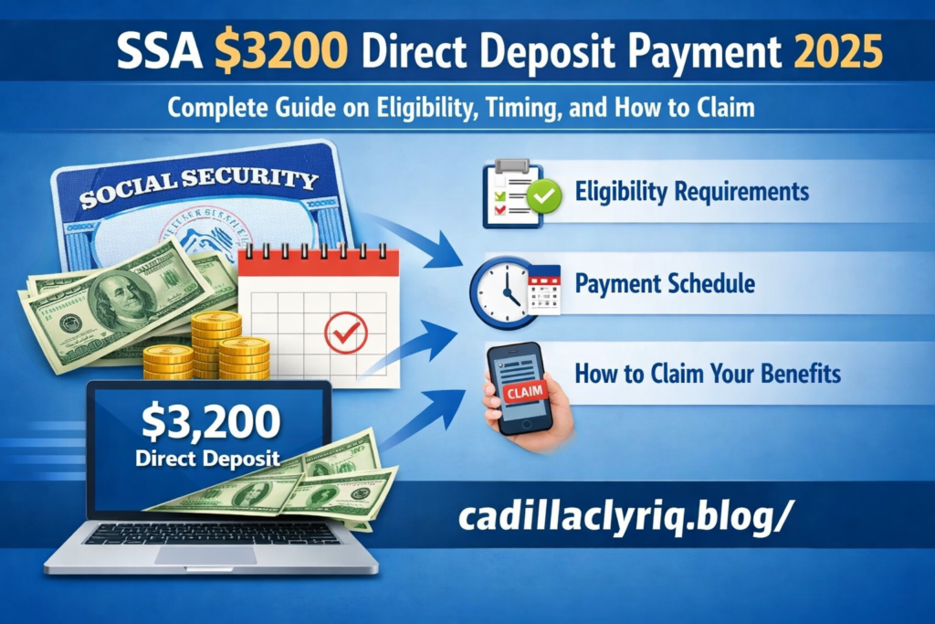 ssa $3200 direct deposit payment 2025